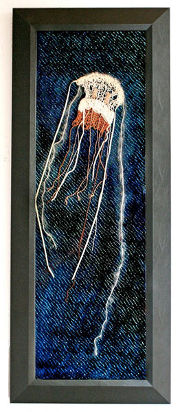 Angel Jellyfish Textile Painting