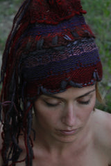 Deep Sunset colors fringe Hat